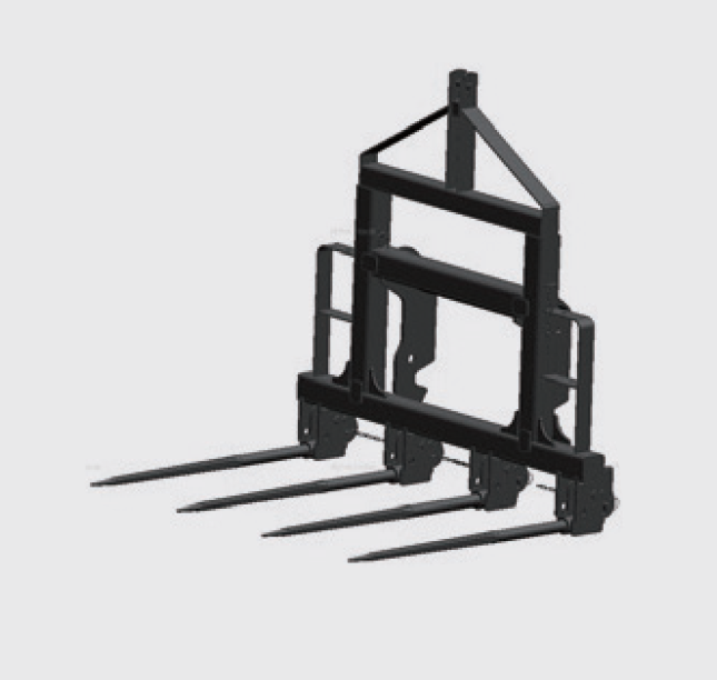 Widły z chwytakiem - osprzęt do ładowarek teleskopowych Zoomlion